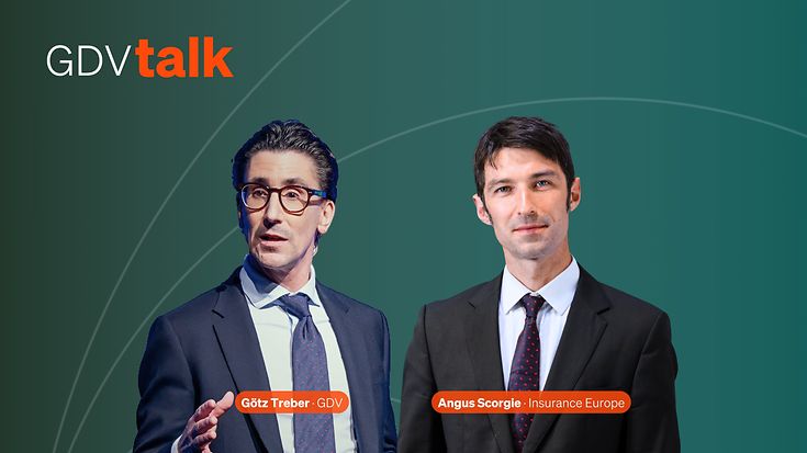 Finance Talk mit Götz Treber und Angus Scorgie (© GDV / Christian Kruppe / Gladdys.be )