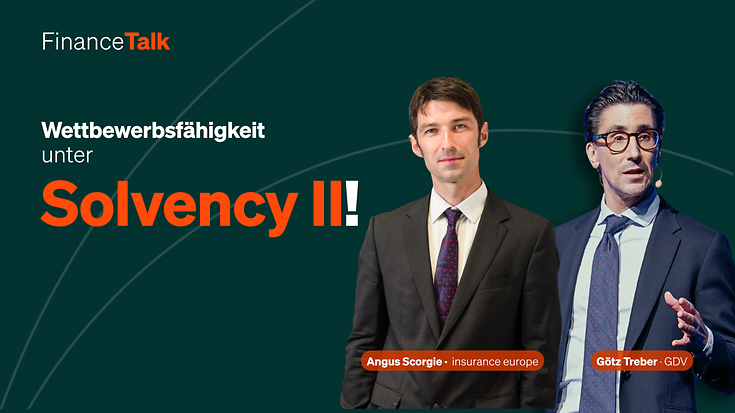 Finance Talk mit Götz Treber und Angus Scorgie (© GDV / Christian Kruppe / Gladdys.be )