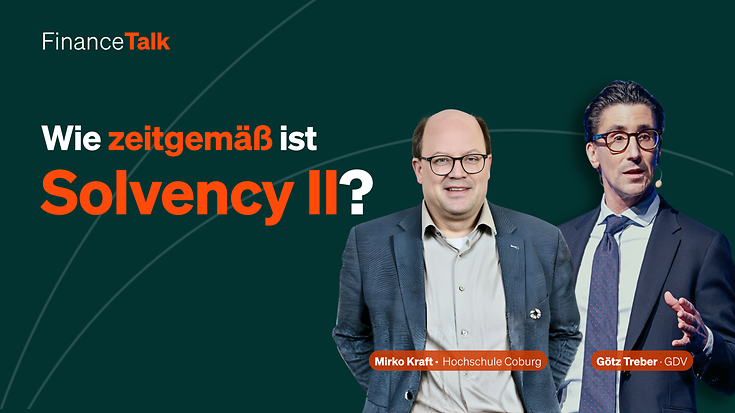 Finance Talk mit Götz Treber und Angus Scorgie (© GDV / Hochschule Coburg)