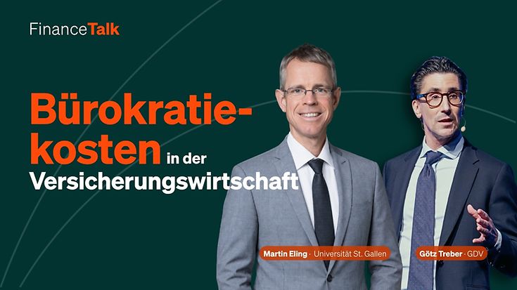 Finance Talk: Was kostet die Bürokratie die Versicherer? (© GDV / Universität St. Gallen)